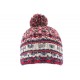 Bonnet pompon rouge et bleu doublure polaire Alpy Leon Montane BONNETS Léon montane