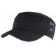 Casquette militaire Noire Koss Nyls Création CASQUETTES Nyls Création