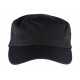 Casquette militaire Noire Koss Nyls Création CASQUETTES Nyls Création