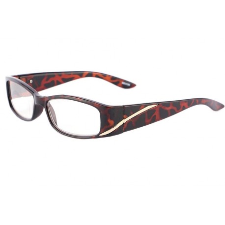 Lunettes de lecture Femme Marron Ecaille et doré Zelt + 2,50 Dioptries ANCIENNES COLLECTIONS divers