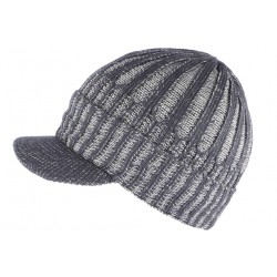 Bonnet Casquette gris doublure polaire Nafyx Nyls Création BONNETS Nyls Création