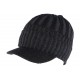 Bonnet Casquette noir doublure polaire Nafyx Nyls Création BONNETS Nyls Création