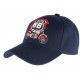 Casquette Baseball Route 66 Bleu marine Nyls creation ANCIENNES COLLECTIONS divers