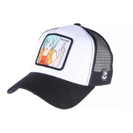 Casquette Bulma Dragon Ball Z blanche et noire Collabs ANCIENNES COLLECTIONS divers