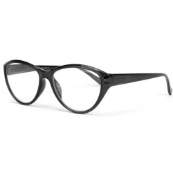 Lunettes de lecture femme noires ovales tendance Cindy Lunettes Loupes Proloupe