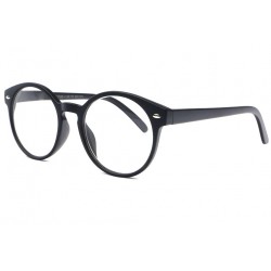 Lunettes de lecture rondes noires classe Leyx Lunettes Loupes Proloupe