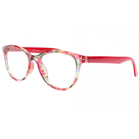 Lunettes de lecture fantaisie rouge femme tendance Floly New Time Lunettes Loupes New Time