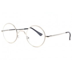 Lunettes de lecture rondes argent retro Ony Lunettes Loupes New Time