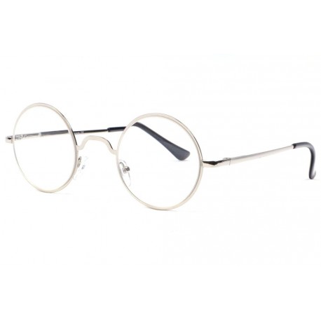 Lunettes de lecture rondes argent retro Ony Lunettes Loupes New Time