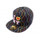 Casquette NY fitted Noire avec rayures ANCIENNES COLLECTIONS divers