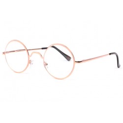 Lunettes de lecture rondes dorees retro Ony Lunettes Loupes New Time