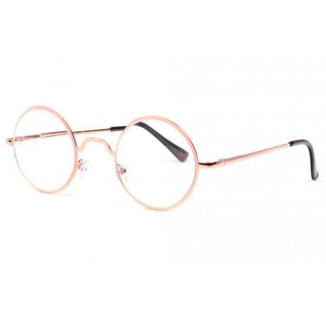 Lunettes de lecture rondes dorees retro Ony Lunettes Loupes New Time