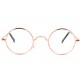 Lunettes de lecture rondes dorees retro Ony Lunettes Loupes New Time