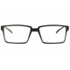 Lunettes lecture originales noires rectangles Xya Lunettes Loupes New Time