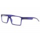 Lunettes lecture originales bleues rectangles Xya Lunettes Loupes New Time