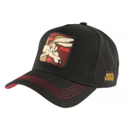 Casquette Coyote Vil rouge et noire Bip Bip Capslab ANCIENNES COLLECTIONS divers