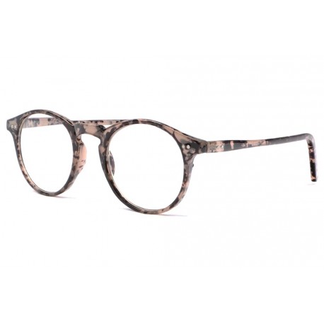 Lunettes de lecture rondes beige ecailles Kost Lunettes Loupes New Time