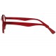 Lunettes de lecture fantaisie rouge tendance Malo Lunettes Loupes New Time