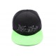 Snapback Noir et verte CASQUETTES Hip Hop Honour