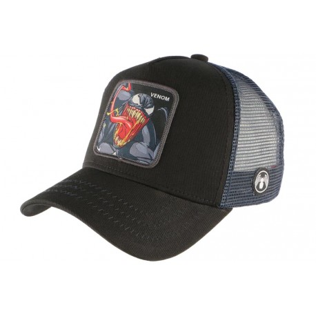 Casquette Venom noire et bleue trucker Marvel Capslab ANCIENNES COLLECTIONS divers