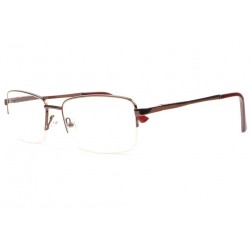 Lunettes de Lecture metal marron Legeres Stery par Loupea Lunettes Loupes Loupea