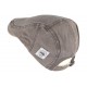 Casquette plate grise tendance en coton homme et femme Elyk CASQUETTES Léon montane