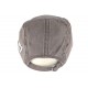 Casquette plate grise tendance en coton homme et femme Elyk CASQUETTES Léon montane