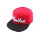 Snapback rouge et noir CASQUETTES Hip Hop Honour