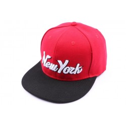 Snapback rouge et noir CASQUETTES Hip Hop Honour