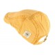 Casquette plate jaune tendance en coton homme et femme Elyk CASQUETTES Léon montane