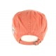 Casquette plate orange tendance en coton homme et femme Elyk CASQUETTES Léon montane