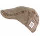 Casquette plate marron tendance en coton homme et femme Elyk CASQUETTES Léon montane