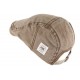 Casquette plate marron tendance en coton homme et femme Elyk CASQUETTES Léon montane