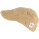 Casquette plate beige tendance en coton homme et femme Elyk CASQUETTES Léon montane