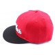 Snapback rouge et noir CASQUETTES Hip Hop Honour