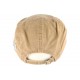 Casquette plate beige tendance en coton homme et femme Elyk CASQUETTES Léon montane