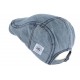 Casquette plate bleu denim tendance en coton homme et femme Elyk CASQUETTES Léon montane