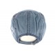 Casquette plate bleu denim tendance en coton homme et femme Elyk CASQUETTES Léon montane