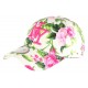 Casquette NY beige et rose à fleurs fashion Bora ANCIENNES COLLECTIONS divers
