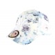 Casquette enfant bleu et blanche à fleurs NY Pasty de 7 à 12 ans ANCIENNES COLLECTIONS divers