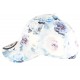 Casquette enfant bleu et blanche à fleurs NY Pasty de 7 à 12 ans ANCIENNES COLLECTIONS divers