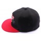 Casquette NY fitted noire et visière rouge CASQUETTES Hip Hop Honour