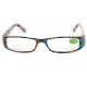 Lunettes Loupe Bleues Jaunes et Noires Aki Dioptrie +1,00 Lunettes Loupes New Time