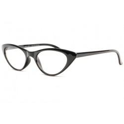 Lunettes de lecture papillon noires femme tendance Sally Lunettes Loupes Proloupe