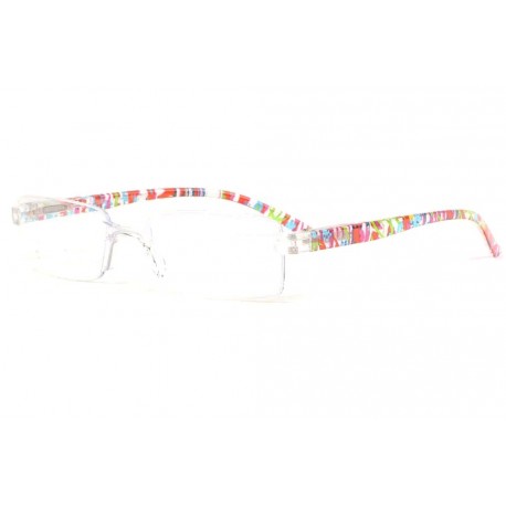 Lunettes lecture fantaisie oranges et bleue discretes Grafy Lunettes Loupes Proloupe