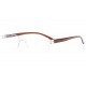 Lunettes lecture marron legeres epurees classe Lonza Lunettes Loupes Proloupe