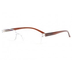 Lunettes lecture marron legeres epurees classe Lonza Lunettes Loupes Proloupe