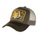 Casquette Von Dutch Grise Tiger Edition Tête de Tigre Trucker CASQUETTES VON DUTCH