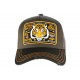 Casquette Von Dutch Grise Tiger Edition Tête de Tigre Trucker CASQUETTES VON DUTCH