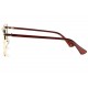 Lunettes soleil femme fashion doré et marron Baltik LUNETTES SOLEIL Eye Wear